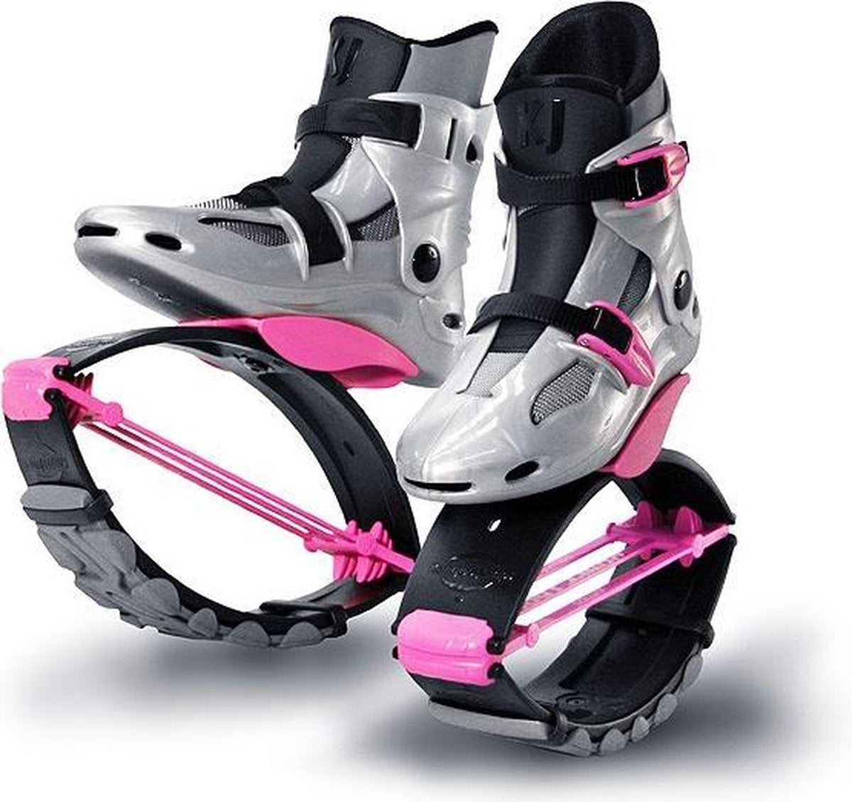 KIDS Kangoo Jumps Powershoe Zilver / roze