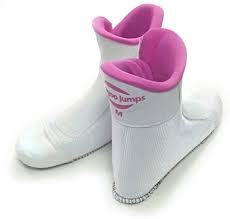 Kangoo Jumps Binnenschoenen wit / roze